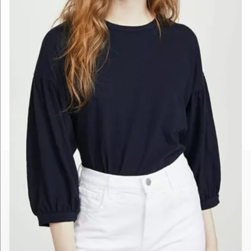 Sundry Bubble Sleeve Tee Shirt *Tiny Hole